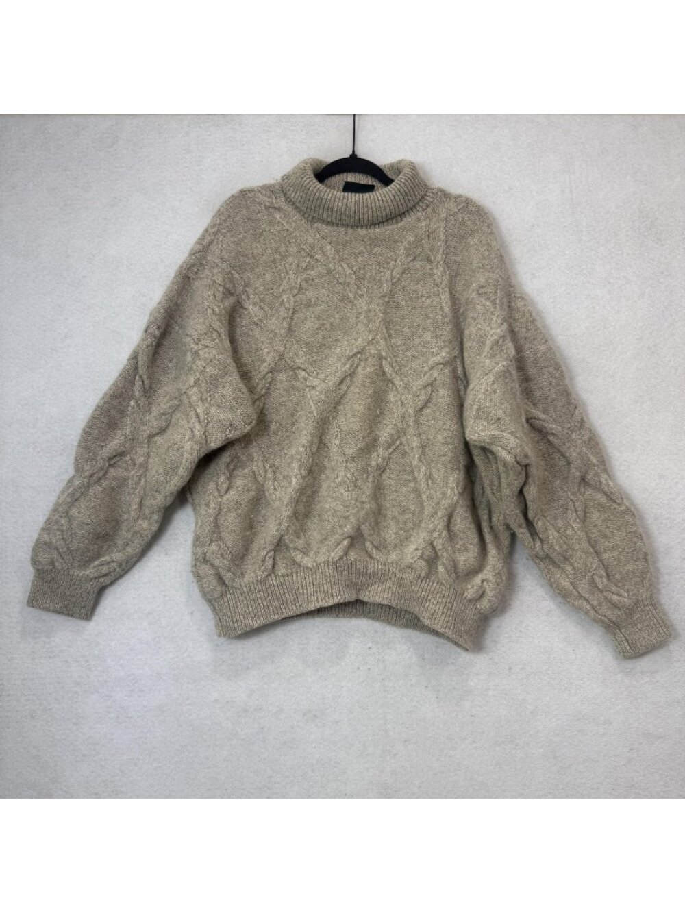 Canterbury Of New Zealand Sir Edmund Hillary Sweater Mens XL Beige Turtleneck
